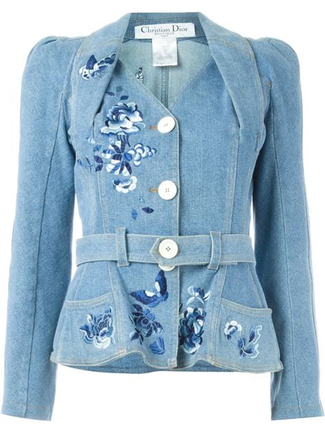 dior denim jacket women's